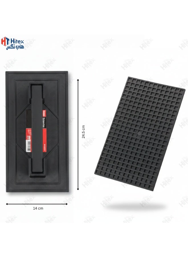 Hitex Plastic Trowel Small 250 x 140mm | PVC Leveling Trowel for Mortar, Concrete & Plate Materials | Lightweight Hand Trowel for Construction & Finishing | BEOROL - Image 2